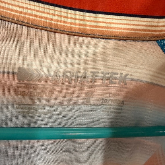 Ariat Multicolor Striped Long Sleeve Top - Picture 6 of 6